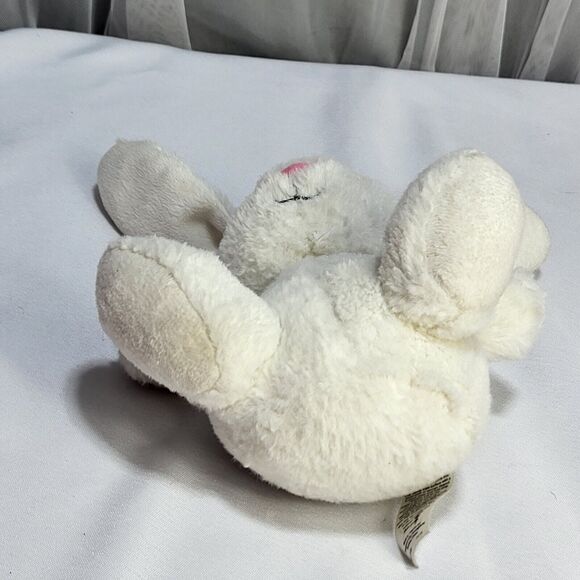 Carters Precious Firsts White Bunny Rabbit 6" Plush Stuffed Baby Toy - Picture 7 of 10